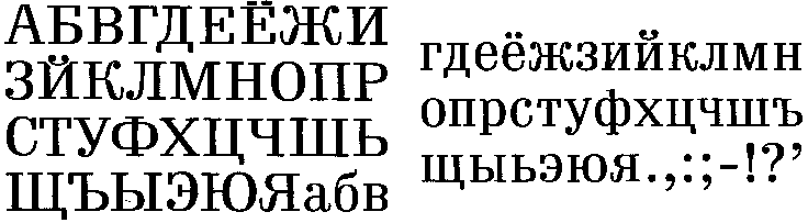 Гарнитура Демидовская газеты «Известия» (В.И. Демидов)